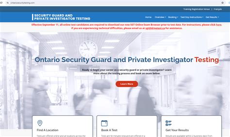 how hard is the ontario security guard test|ontario security guard test online.